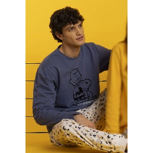 Pijama hombre Snoopy 63015 Felpa