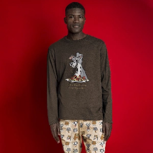 Pijama hombre La dama y el Vagabundo 63906 Interlock