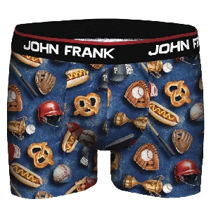 Bóxer hombre John Frank JFBD363 Baseball Algodón