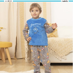 Pijama infantil niño coralina KN179 Kinanit Otoño-Invierno