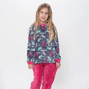 Pijama infantil niña KinaNit 481 Coralina