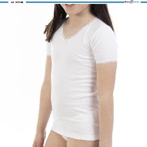 Camiseta interior niña tirante calada Lara 8640 – Ceferino Textiles