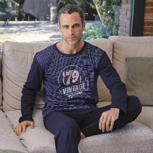 Pijama hombre Muslher 255645 Interlock Perchado