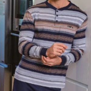 Pijama hombre Mushler 255649 punto liso