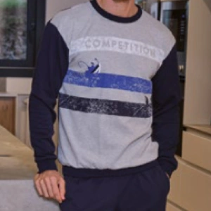 Pijama hombre Mushler 255654 interlock perchado