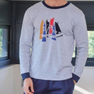 Pijama hombre Mushler 255656 interlock perchado