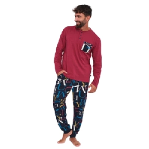 Pijama Hombre Muydemi 390094 Single Jersey