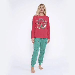 Pijama mujer MuyDemi 592052 Navidad Interlock