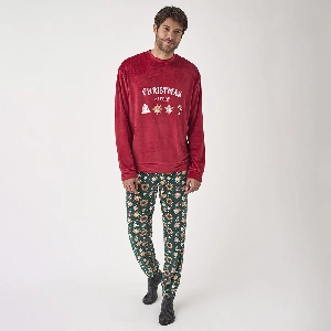 Pijama hombre Promise H34752 Terciopelo Navidad