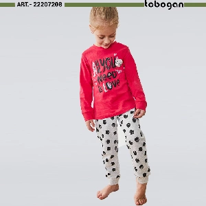Pijama infantil niña Tobogan 22207208 Otoño-invierno Interlock