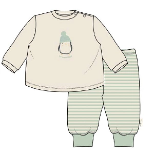 Pijama bebe niño Waterlemon 6154