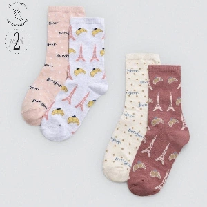 Calcetín infantil niña Ysabel Mora 32574 Pack de 6 Tripacks